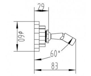 Держатель для душевой лейки Zorg Antic AZR G1 BR цвет бронза
